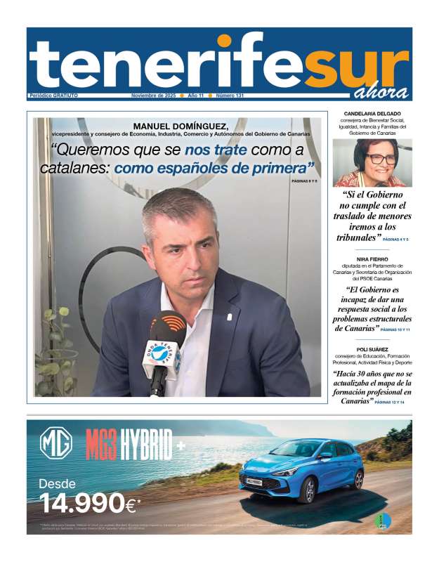 Edición de noviembre de Tenerife Sur AHORA