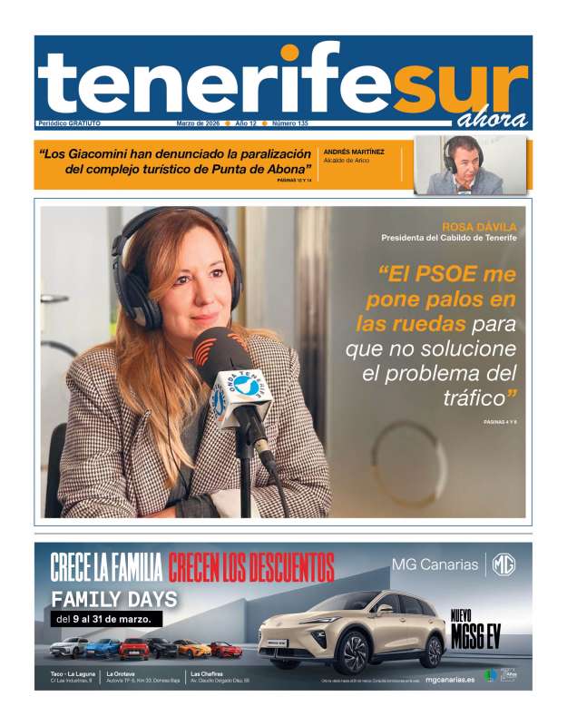 Edición de marzo de Tenerife Sur AHORA
