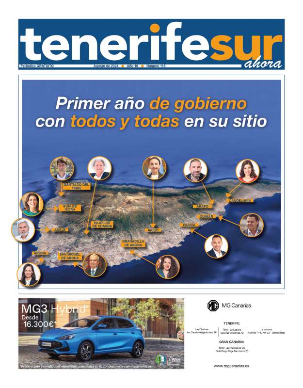 Edición de agosto de Tenerife Sur AHORA